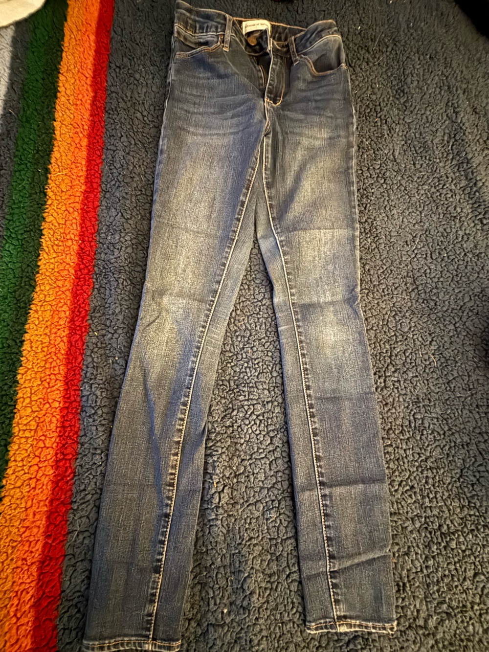 Articles Of Society Women's Skinny Jeans in Light Blue Wash